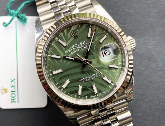 2021 datejust PALM 126234 Full Set Stickered