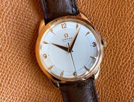 1954 Tresor Honecomb Dial Pink Gold Cal 283