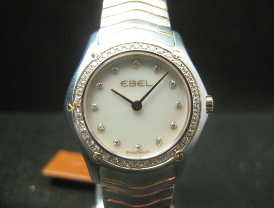 Wave Mother of Pearl Diamonds Pink gold BRAND NEW