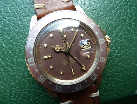 Gmt Master 1675 BROWN Gold