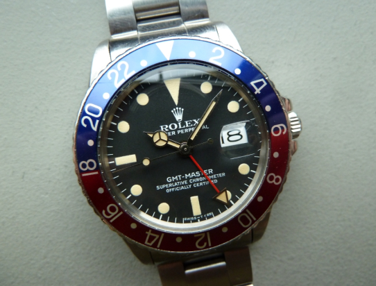 1972 Pepsi Gmt Master 1675 Rolex Service paper