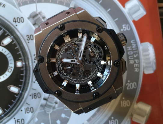 2014 King Power Skeleton Titanium Box and Papers